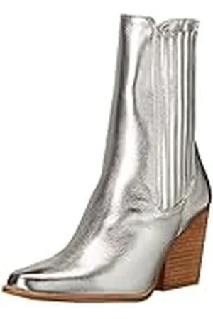 Chinese Laundry Cali, Botas de Moda Mujer, Plata, 42.5 EU