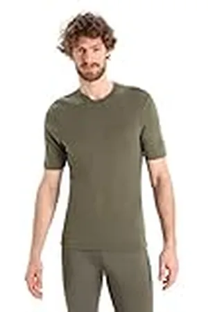 Icebreaker Camiseta de Manga Corta para Hombre - Ropa Interior 100% Lana Merina para Senderismo, Deporte, Running, Gimnasio - , XXL