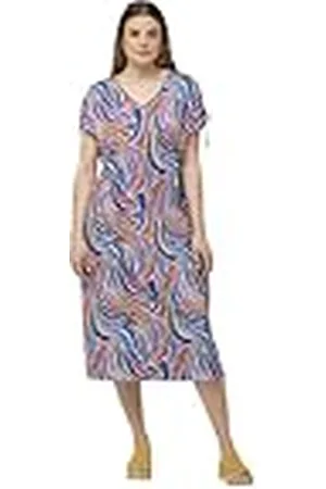 Ulla Popken Vestido De Jersey, Estampado 832021, , 56-58 para Mujer