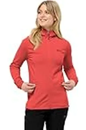 Jack Wolfskin Baiselberg Hooded FZ W Chaqueta de Forro Polar, , L para Mujer