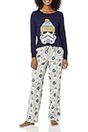 Amazon Disney | Marvel | Star Wars Conjunto de Pijama en Franela Mujer, , XS