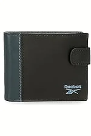 Reebok Division Cartera Horizontal con Cierre de Clic 11x8,5x1 cms Piel