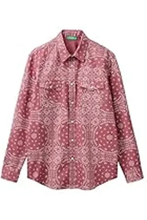 Benetton Camisa 5qcauq04p, , 3XL Hombres