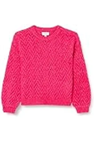 VERO MODA Vmella LS Ga Girl Noos - Jersey con Cuello Redondo Jersey de Punto, Mujer, , 48-50
