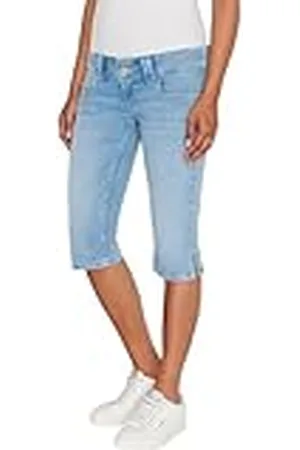 Pepe Jeans Slim Crop Lw Shorts Mujer, , 33W