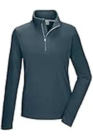 Killtec KSW 101 WMN FLC SHRT 40880-000 - Camiseta de Forro Polar para Mujer con Cuello Alto y Cremallera