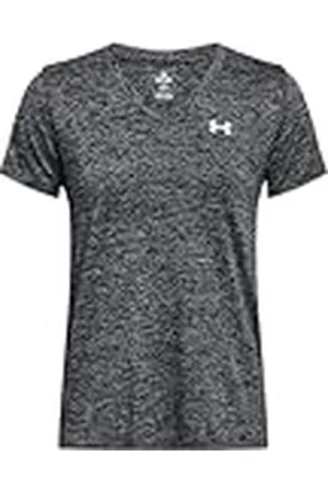Under Armour UA Tech SSV Twist Camiseta de manga corta para mujer, camiseta de deporte cómoda, color /blanco
