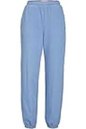 JJXX Jxabbie RLX HW Every Pants Swt Noos Pantalones de chándal, Silver Lake Blue/Print:Bijou Blue Logo, XL para Mujer
