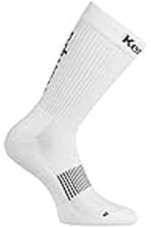 Kempa Logo Classic Calcetines, Sin género, Blanco/Negro, 41-45