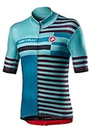 Castelli Mid Weight Pro Jersey, Camiseta Hombre, Celeste, L
