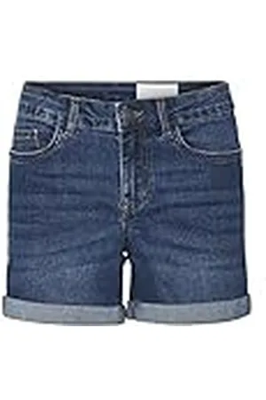 Noisy May Nmbe Lucy NM Vi170mb Noos-Pantalones Cortos Jean, Azul Medio (Medium Blue Denim), XS para Mujer