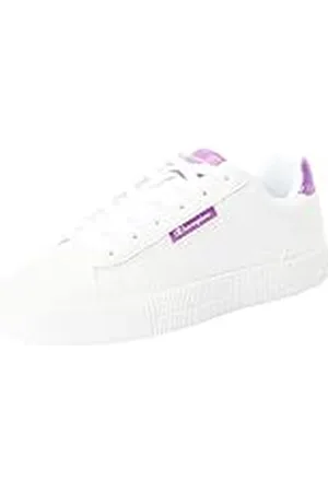 Champion Legacy - Court - W Sneakers Donna, Bianco/Blu Metalizzato (WW003), 36 EU, SS24