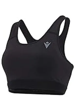 macron Run Kona SCA Beatrix Crop Bra Black Wmn Sujetador, Mujer, , X-Large