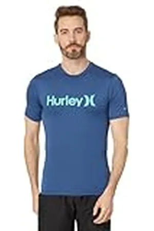 Hurley OAO Quickdry Rashguard SS Camisa de protección de Sarpullido, , M para Hombre