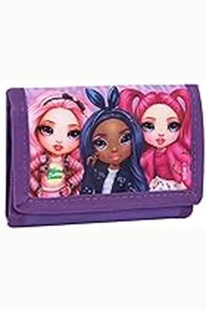 FRANCO COSIMO PANINI RAINBOW HIGH - Cartera y Monedero de 3 Puertas, Cartera Unisex para niños y Adolescentes, Porta Monedas con Cierre Zip, 13,5 x 9,5 cm, , Talla única, Casual