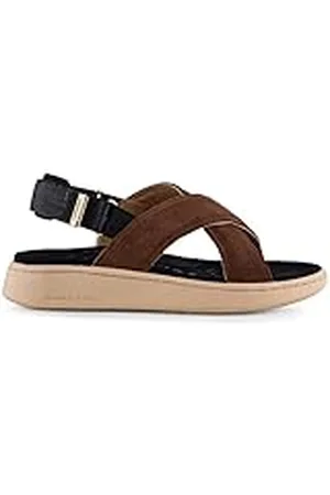 Woden Luna Suede, Sandalia Plana Mujer, , 36 EU