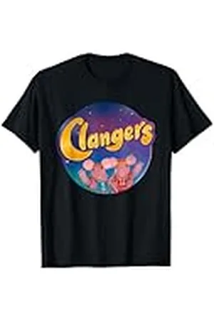 Clangers Logotipo retro de Waving Circle Camiseta