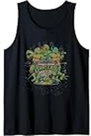 Teenage Mutant Ninja Turtles Tmnt Standing Group Alcantarillado-horizonte de fondo Camiseta sin Mangas