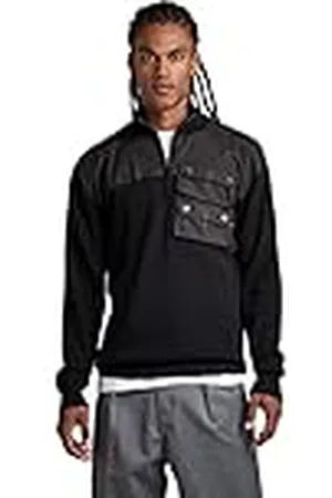 G-Star Para Hombre Jersey Swiss Army Woven Half Zip Knitted, , M