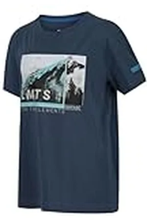 Regatta Bosley III - Camiseta Estampada De Algodón T-Shirts/Polos/Vests, Unisex niños, , 14 yr