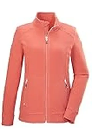 Killtec Mujer Chaqueta polar con cuello alto KOS 100 WMN FLC JCKT, hell sienna rot, 38, 42802-000