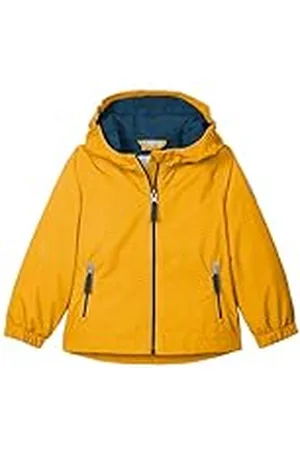 Killtec Niños Chaqueta funcional/chaqueta impermeable con capucha FIOS 6 MNS JCKT, Senfgelb, 86/92, 42911-000