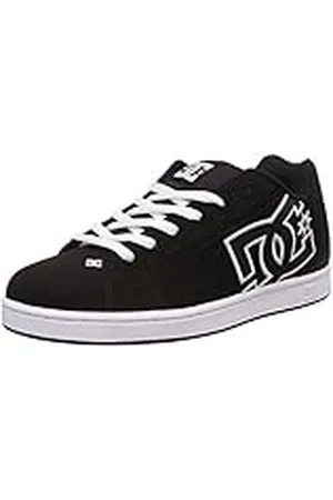 DC Comics Originals Net, Zapatillas Hombre, Negro (Black/Black/White), 41 EU