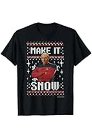 Star Trek Next Generation Make It Snow - Camiseta gráfica Camiseta