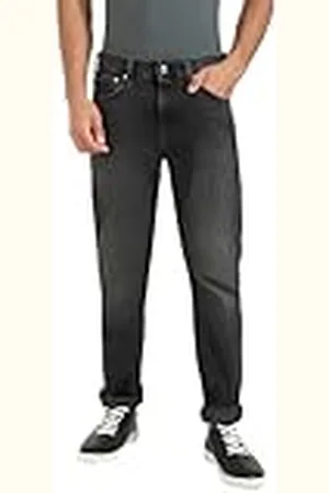 Calvin Klein Vaqueros Hombre Slim Fit Tapered Fit, Negro (Denim Black), 31W/32L