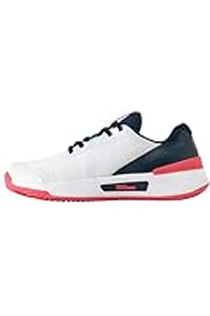 Wilson Intrigue Pro Clay, Zapatillas de Tenis Mujer, White/Navy Blazer/Dubarry, 41 1/3 EU