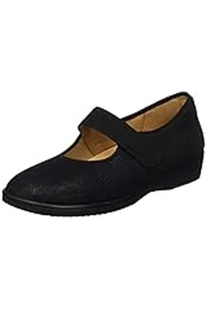 Ganter Sensitiv Inge-i, Bailarinas Mujer, Negro (Schwarz 0100), 38 EU Ancho