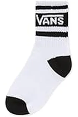 Vans Drop V Crew Kids (2-4YRS 1PK) Calcetines, Blanco y Negro, 2-3 Años Unisex niños