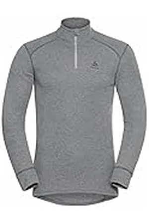 Odlo Hombre Camiseta de manga larga de ropa interior funcional con cremallera ACTIVE WARM ECO