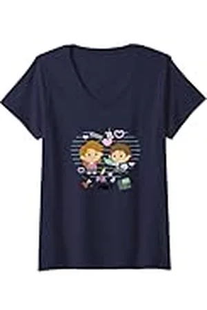 The Office Mujer Pam Beesly & Jim Adorable Moments Camiseta Cuello V