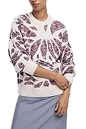 Desigual Jersey de Punto Plano para Mujer Sudadera, Material de Acabados, XS