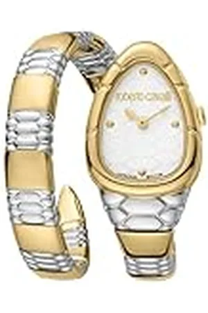 Roberto Cavalli Reloj Analógico para Mujeres de Cuarzo con Correa en Acero Inoxidable RV1L184M0061