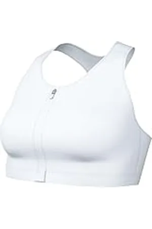 Nike DD1205-100 W NK DF SWSH Zip Front Bra Sports Bra Mujer Tamaño M