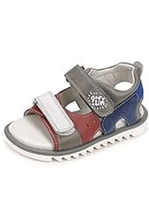 Garvalin 172488, Sandalias con Punta Abierta Niños, (Marengo/Blanco/Kaiser), 32 EU
