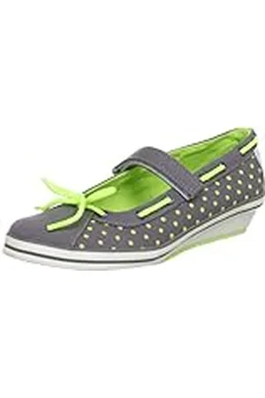 QS by s.Oliver Casual - Bailarinas de lona niña, color gris, talla 34