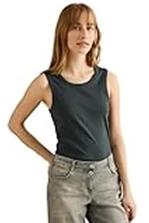 CECIL B322920 Top básico con Estructura Acanalada, , M Mujeres