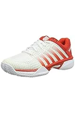 K-Swiss Performance KS Tfw Express Light HB, Zapatillas de Tenis Mujer, Blanco (White/Fiesta 01), 41 EU