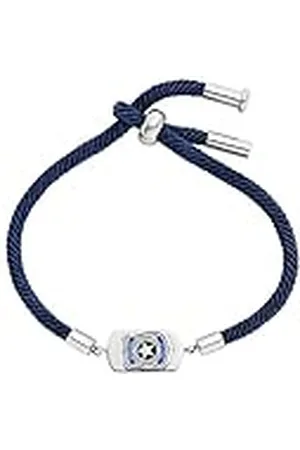Engelsrufer Herzengel - Pulsera infantil de acero inoxidable, poliéster reciclado y colgante de esmalte, cierre deslizante, longitud ajustable, sin níquel, Kleine, Acero inoxidable Poliéster acero inoxidable