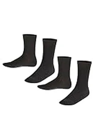 Falke Happy Double Pack K So algodón lisos 2 pares, Calcetines Unisex niños, , 35-38