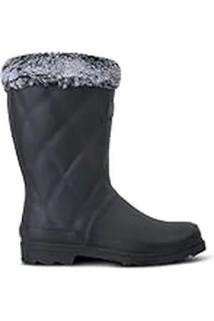 Regatta Womens Luxley Mid Calf Waterproof Wellington Boots, Botas de Lluvia Mujer, Black, 38 EU