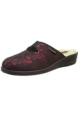 Fischer Fischer Dora, Pantuflas Mujer, Rojo (Bordo 341), 38 EU