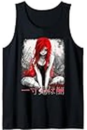 Curlyfox Design Animegirl Anime Manga Girl Beauty 29 Camiseta sin Mangas