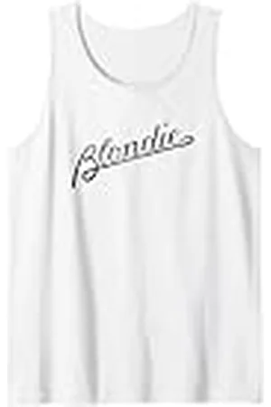 Blond Amsterdam Script Logo Vintage Band Camiseta sin Mangas