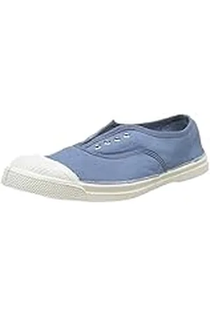 Bensimon Tennis Elly Femme, Zapatillas de Deporte de lona Mujer, Azul (Denim), 37 EU