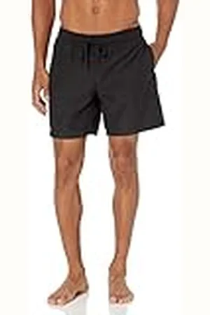 Amazon Bañador de Secado Rápido de 18 Cm Hombre, , L