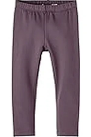 NAME IT Bestseller A/S NKFDAVINA Solid SWE Legging BRU N Noos, Polainas para niñas Niñas,